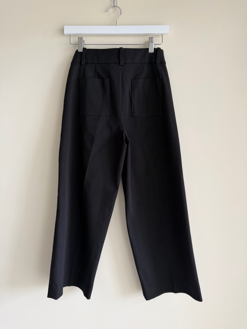 J.Crew Sydney Wide Leg Crop Pants Black 2P Petite High Rise Stretch NWT Womens - Picture 7 of 13